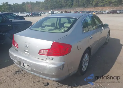 2003 Infiniti G35 Luxury Leather из США, поврежденный, VIN JNKCV51E53M000528